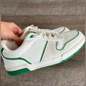 CALL IT SPRING Women Sneakers Size 6 White Green Casual Memory Foam Comfort
